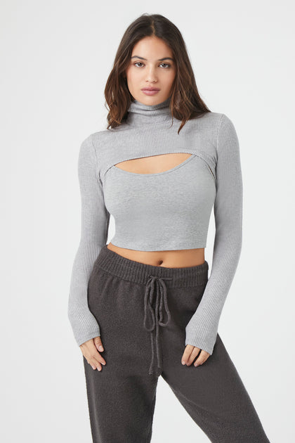 Ultra Cropped Turtleneck Sweater
