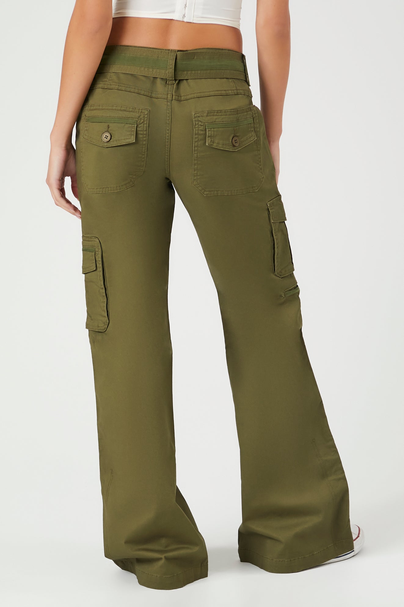 Twill Low Rise Cargo Flare Pant – Urban Planet