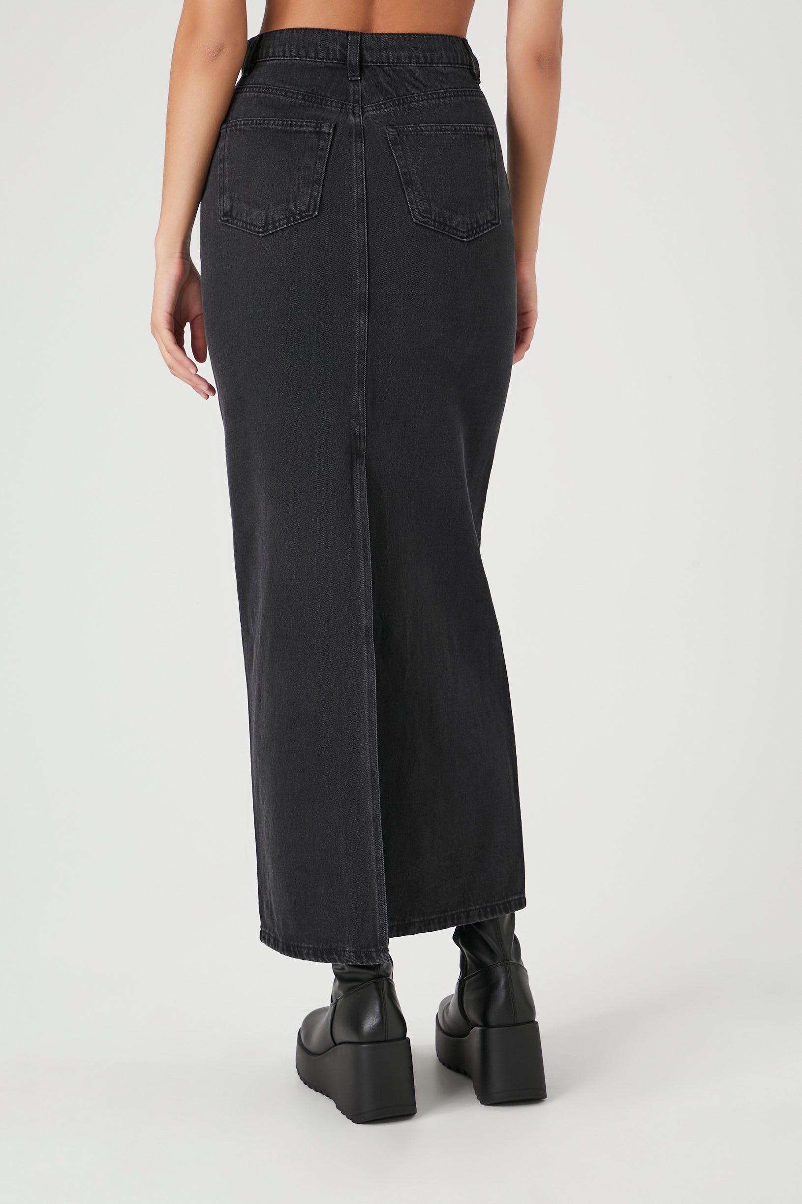 Black jean outlet skirt urban planet