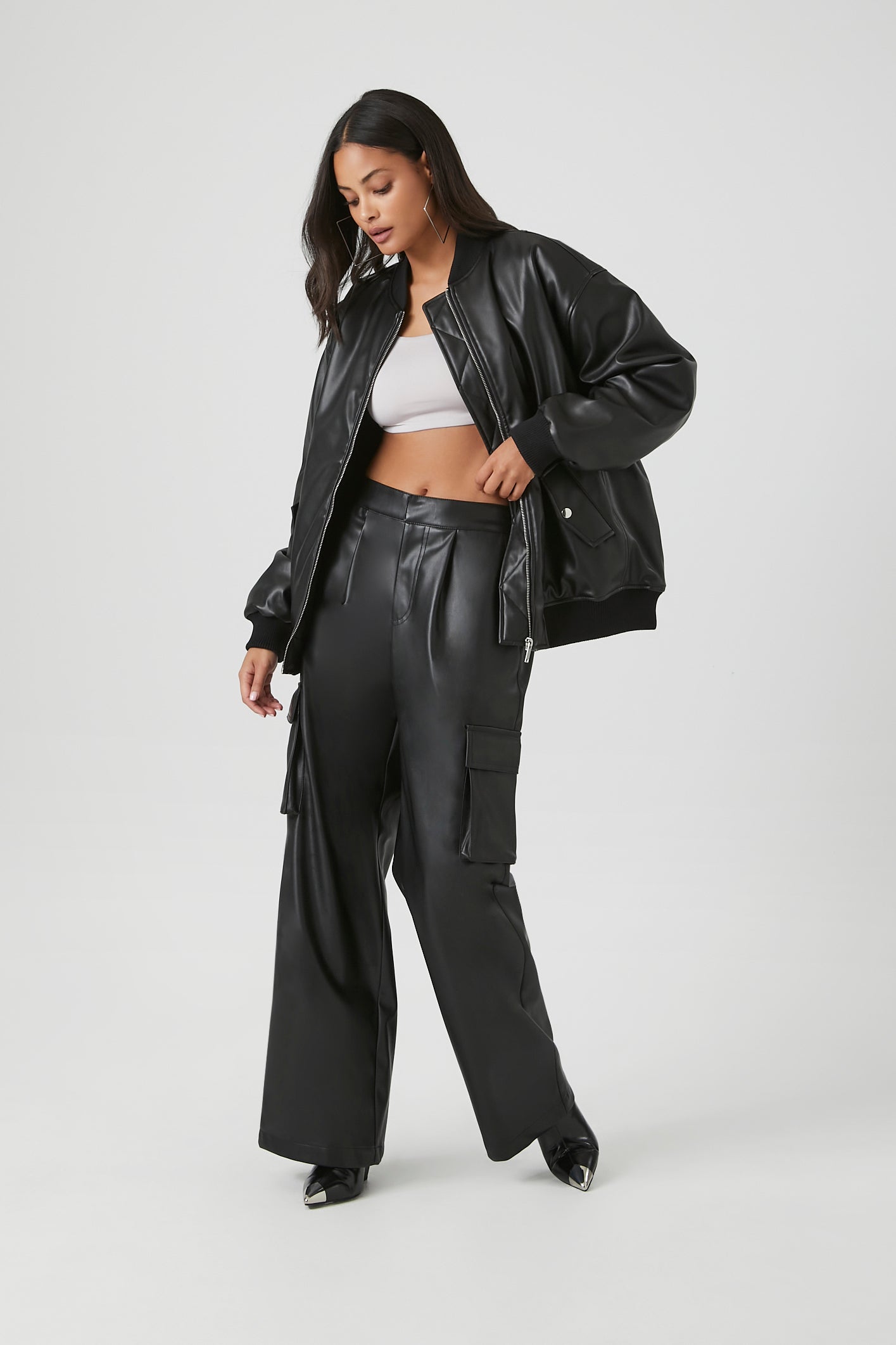 Faux Leather Jogger – Urban Planet