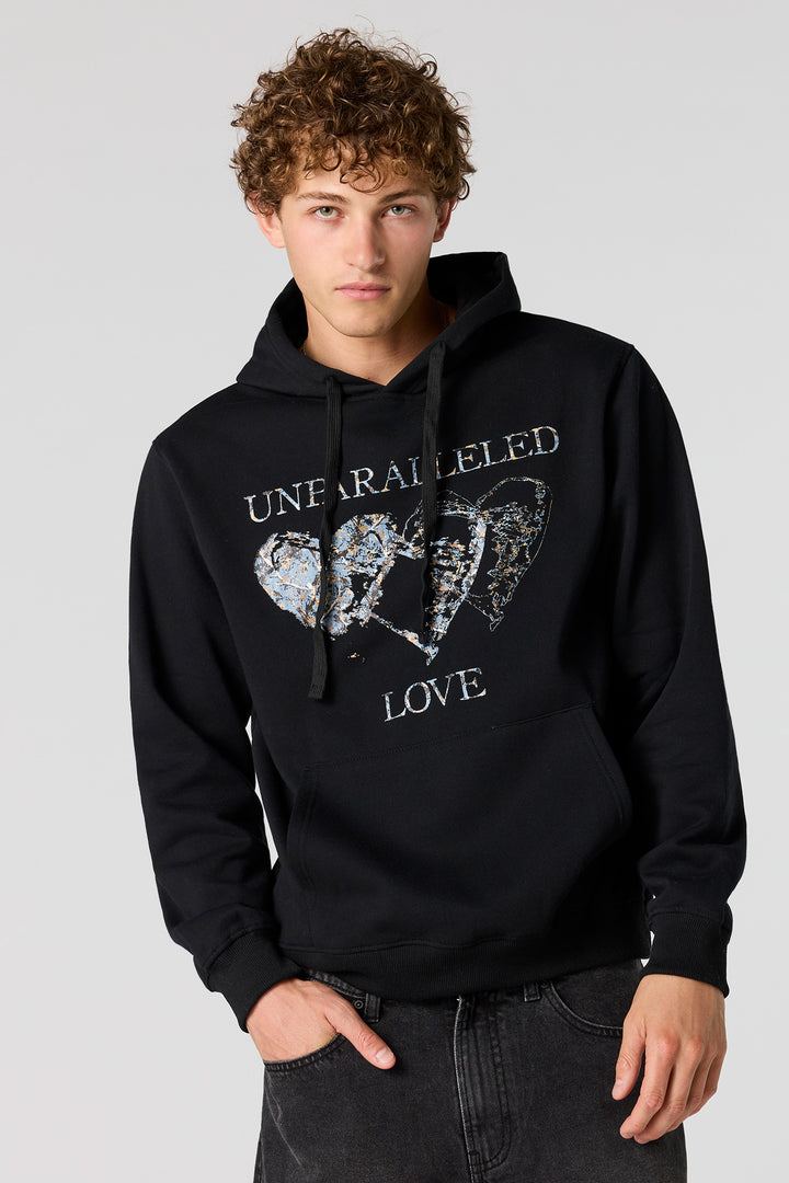 Love Graphic Fleece Hoodie