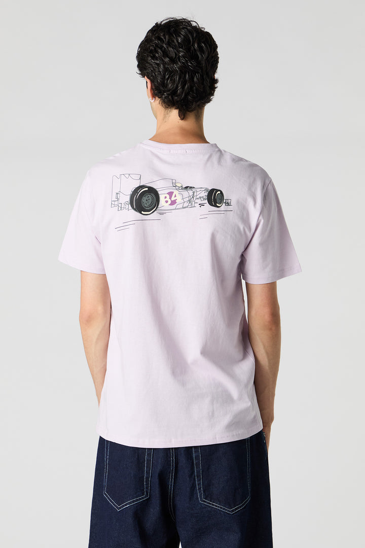 T-shirt à imprimé Racecar