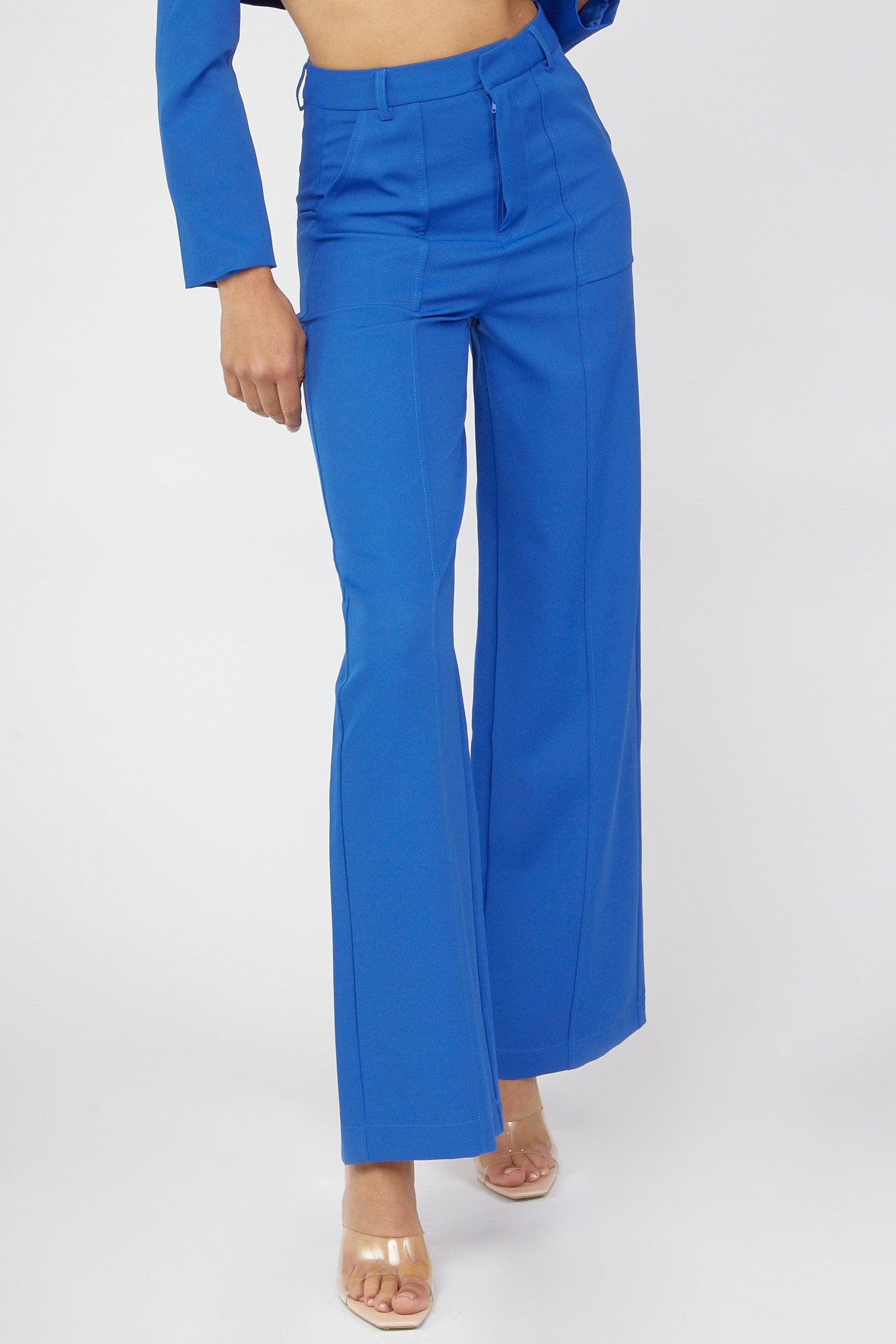 Hallie High Rise Flare Dress Pants Royal – Spoiled Rotten, 40% OFF