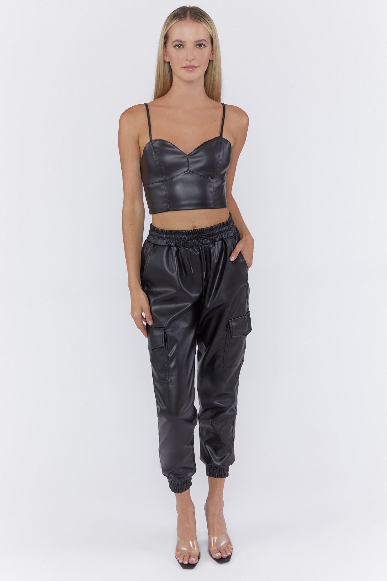 Faux Leather Jogger – Urban Planet
