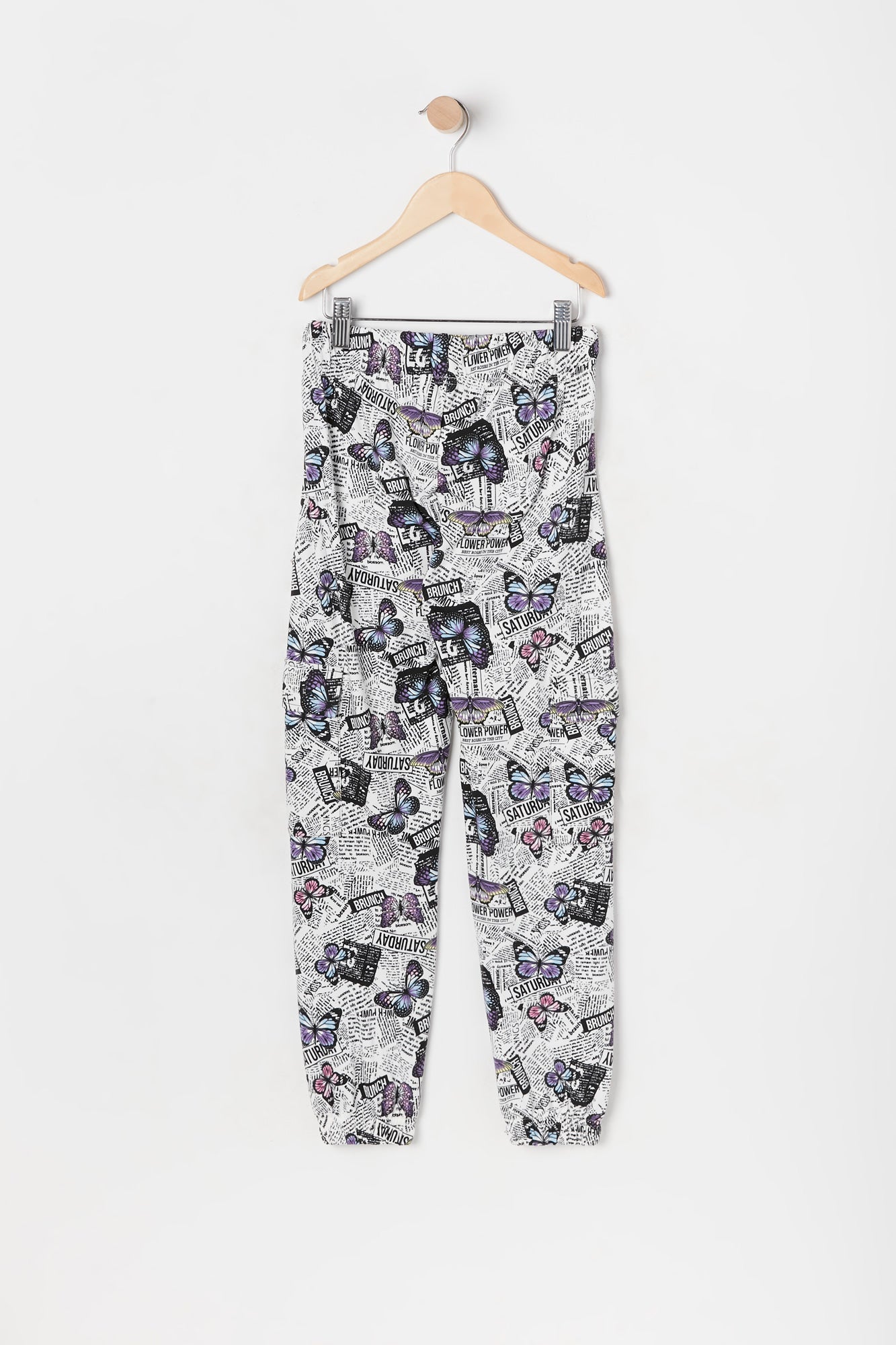 Girls Butterfly Print Soft Fleece Legging – Urban Planet