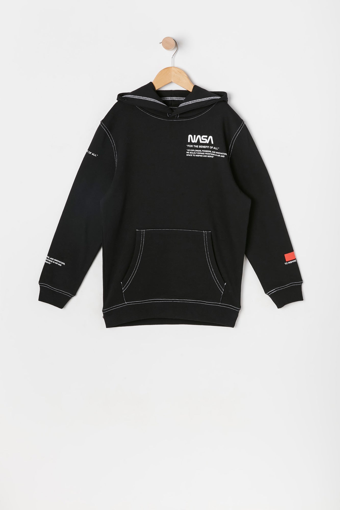 Nasa hoodie off on sale white