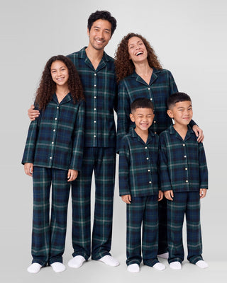 UP_Fammy Jammies_Green Plaid Flannel