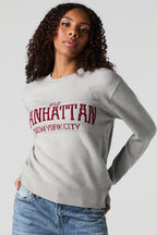 City Jacquard Knit Sweater