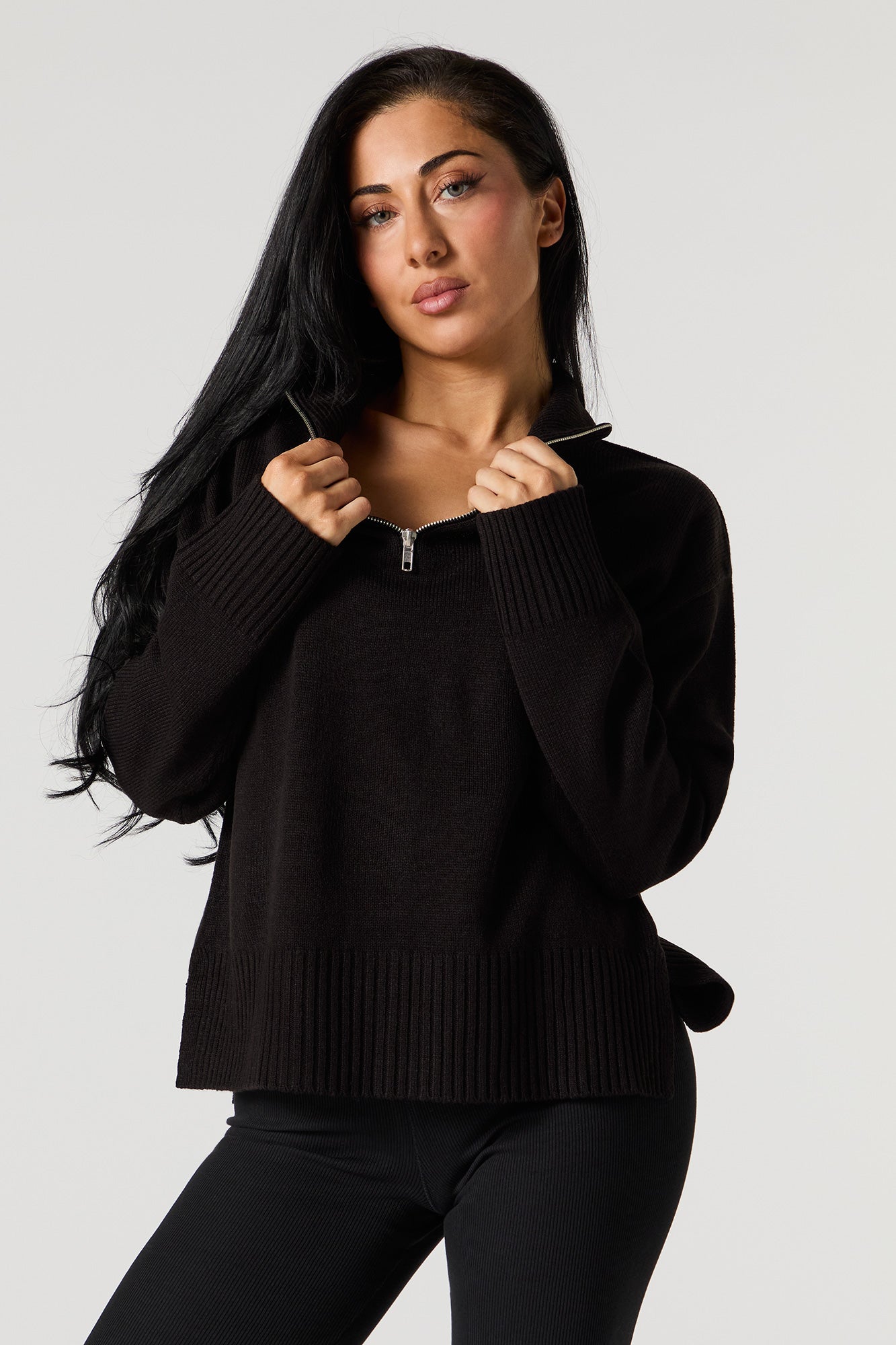 Quarter Zip Sweater