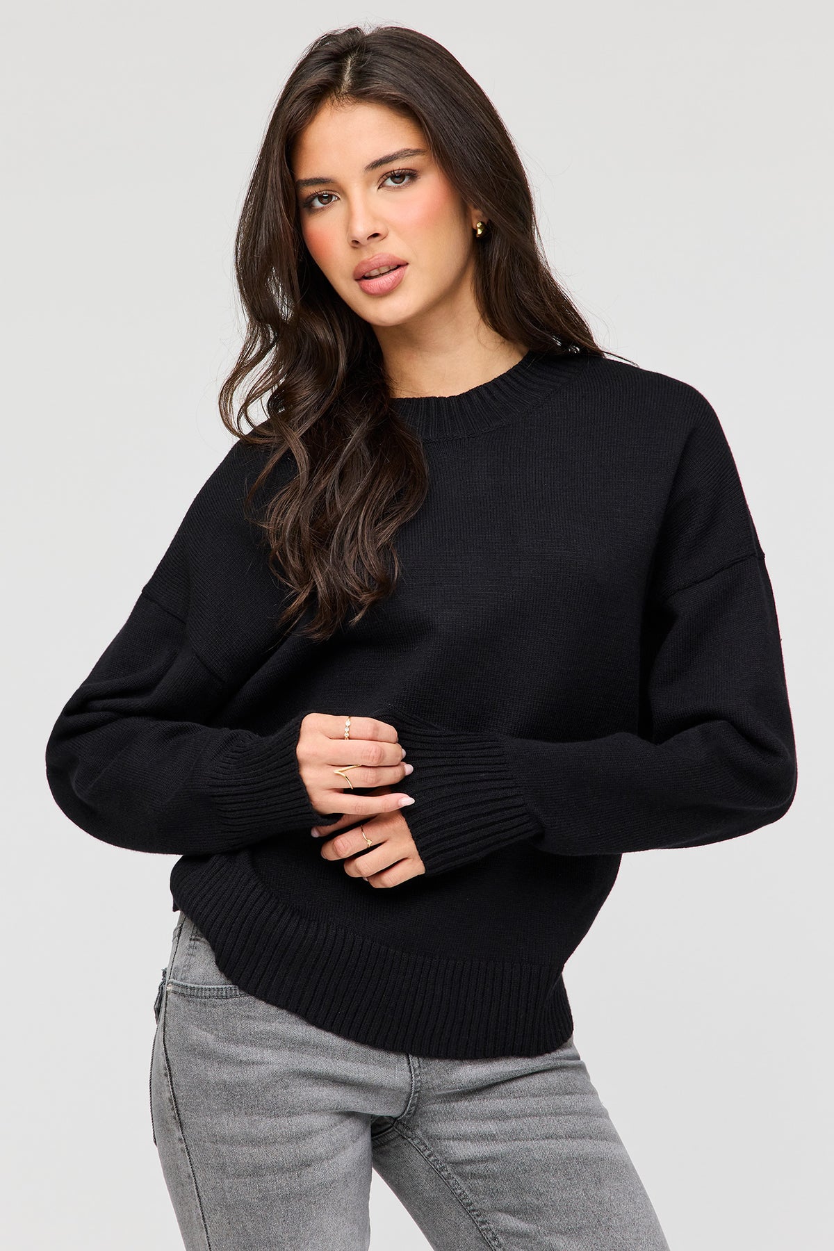 Crewneck Sweater - Black