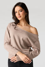 Off Shoulder Sweater