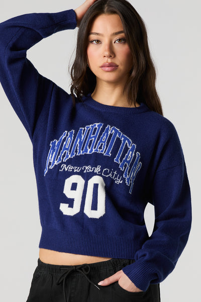 トレーナー/スウェット Ameri VINTAGE - UND MARBLE JACQUARD KNIT City Jacquard Knit Sweater – Urban Planet