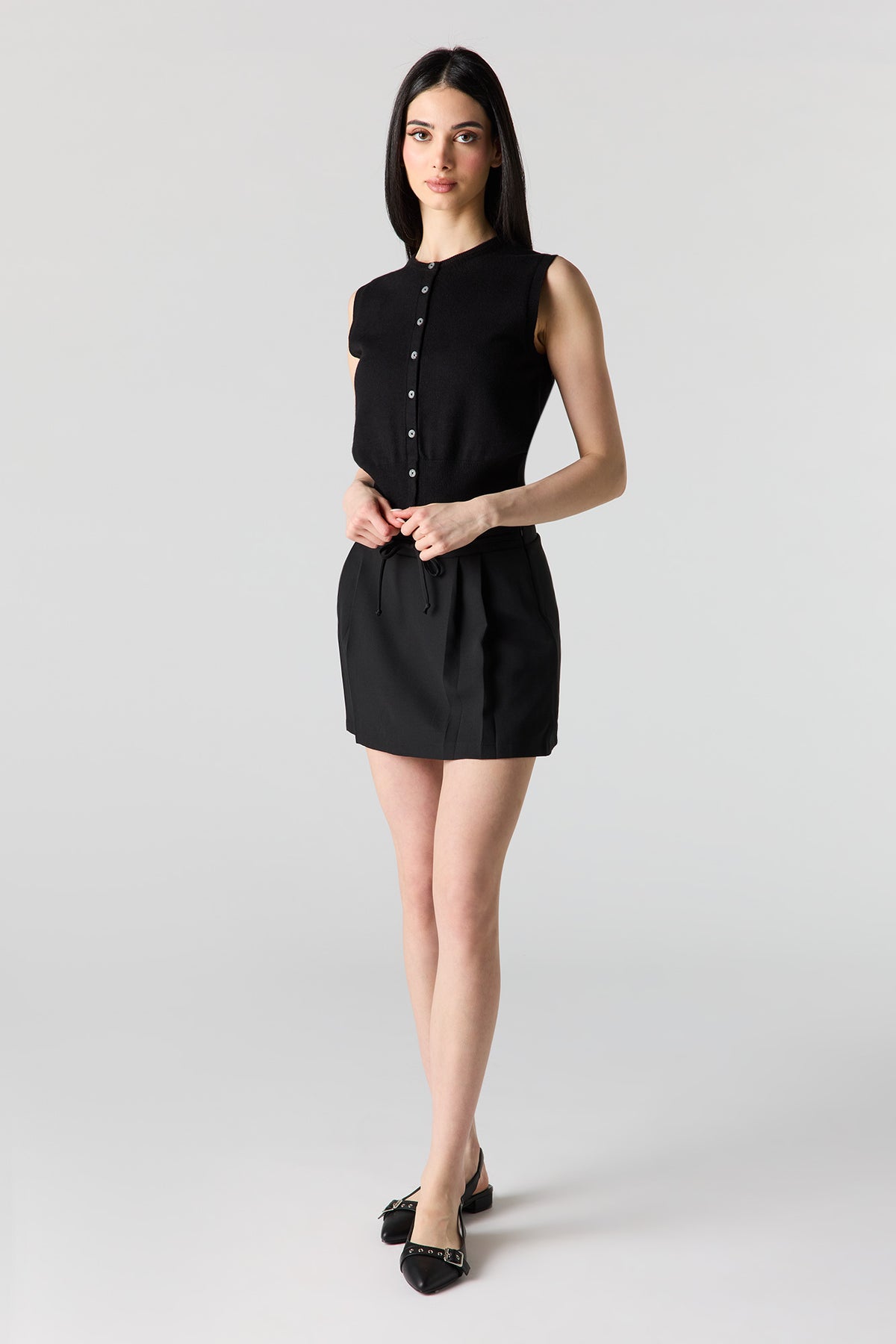 Vue alternative 3. Veste boutonnée en tricot