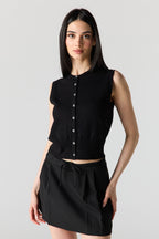 Veste boutonnée en tricot