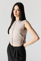 Veste boutonnée en tricot