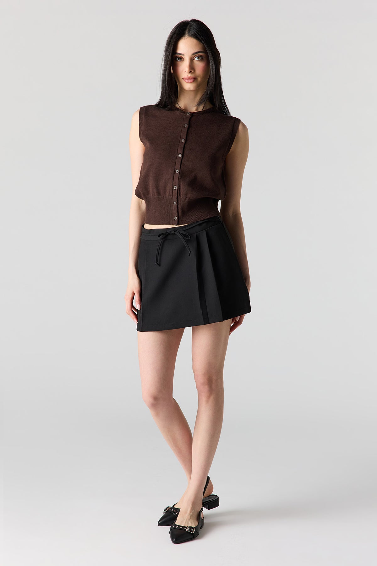 Vue alternative 3. Veste boutonnée en tricot