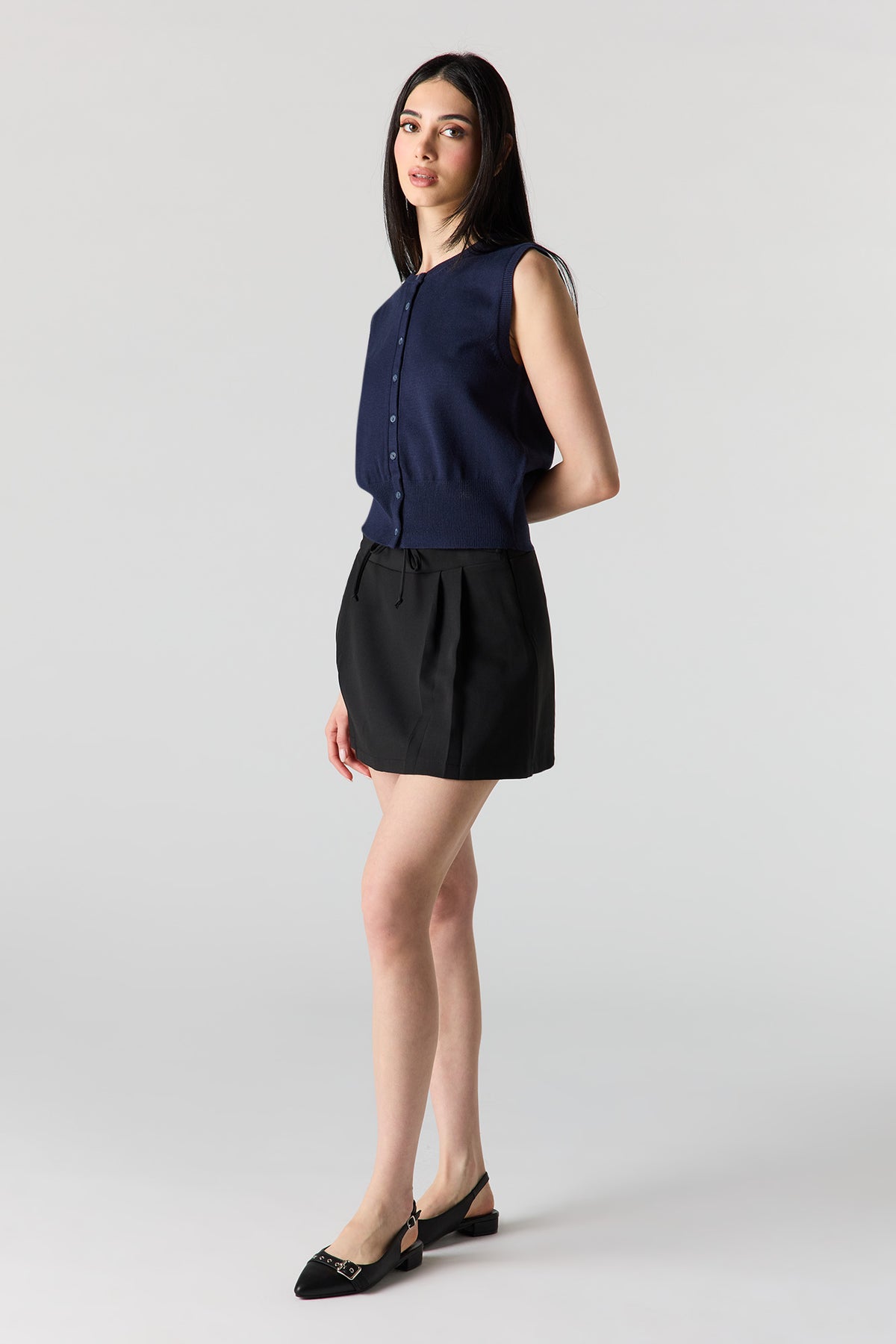 Vue alternative 3. Veste boutonnée en tricot