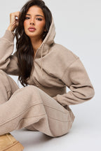 Premium Fleece Boxy Zip Hoodie