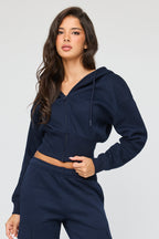 Premium Fleece Boxy Zip Hoodie