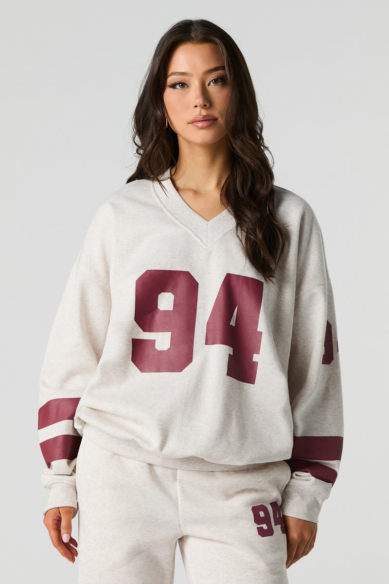 Chandail en molleton à imprimé