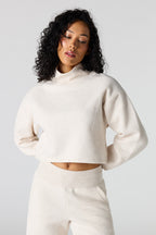 Premium Fleece Mock Neck Sweatshirt