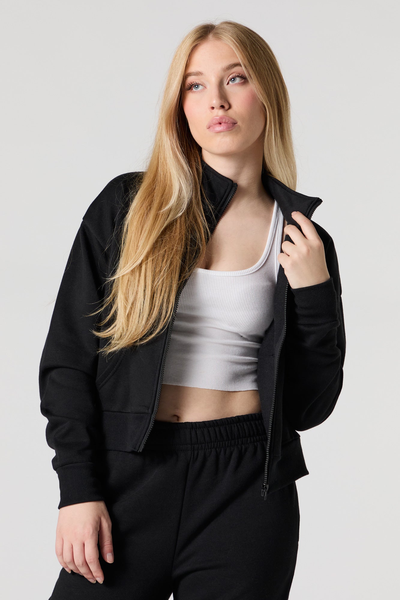 Fleece Zip-Up Sweatshirt