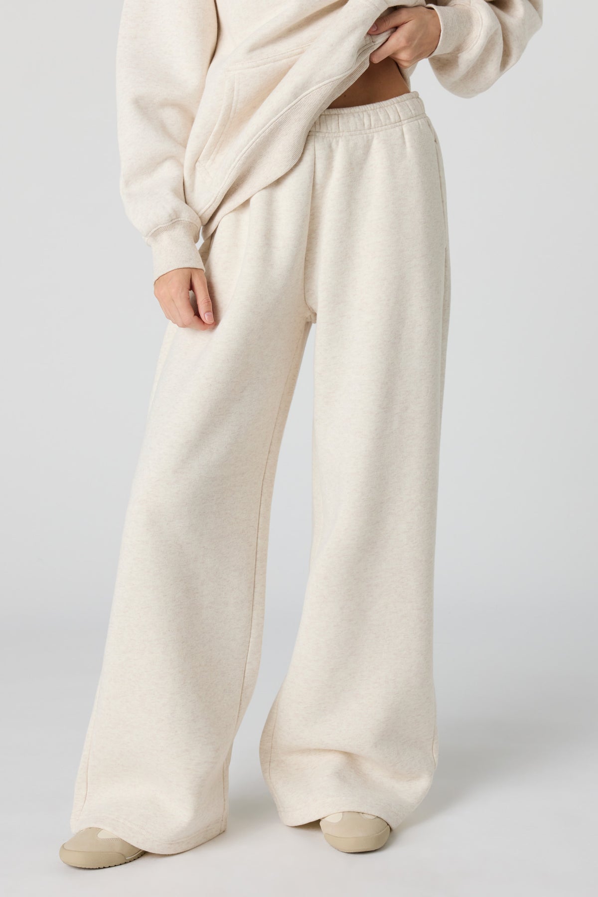 Vue alternative 2. Pantalon d'entraînement à jambe large en molleton supérieur