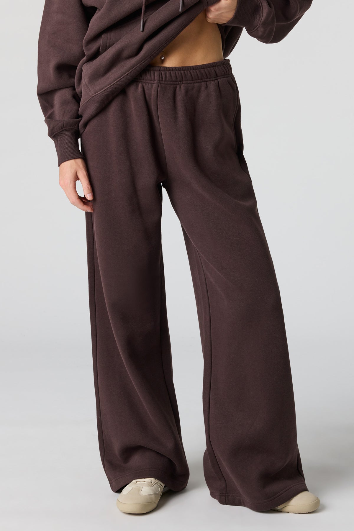 Vue alternative 2. Pantalon d'entraînement à jambe large en molleton supérieur