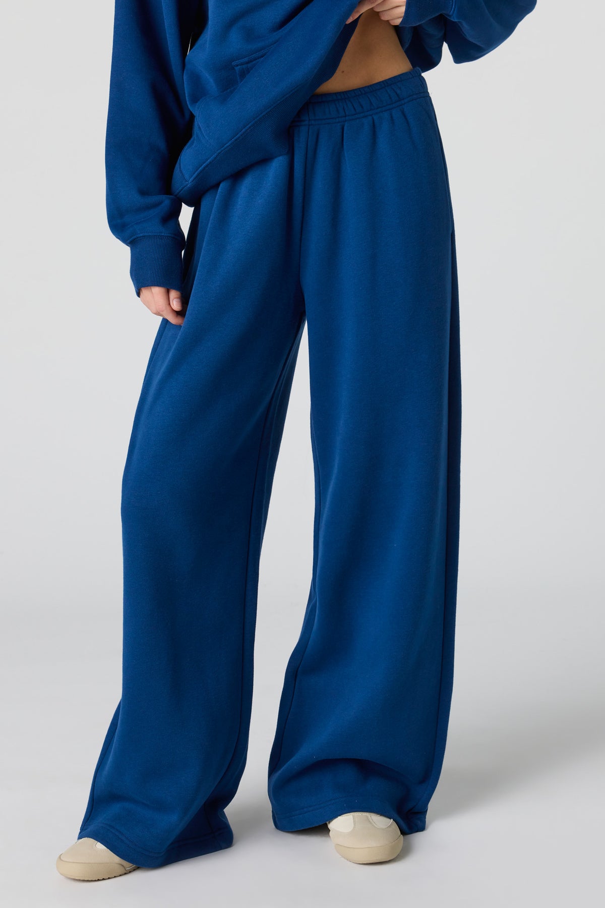 Vue alternative 2. Pantalon d'entraînement à jambe large en molleton supérieur