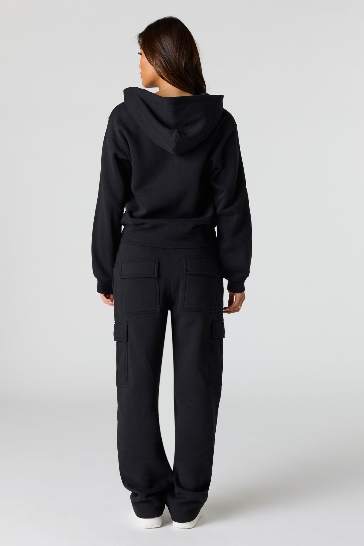 Alt View 3. Premium Fleece Grande Cargo Sweatpant - Black
