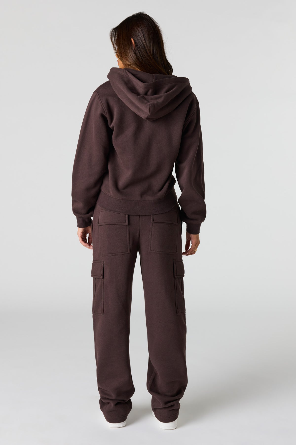 Alt View 3. Premium Fleece Grande Cargo Sweatpant - Brown
