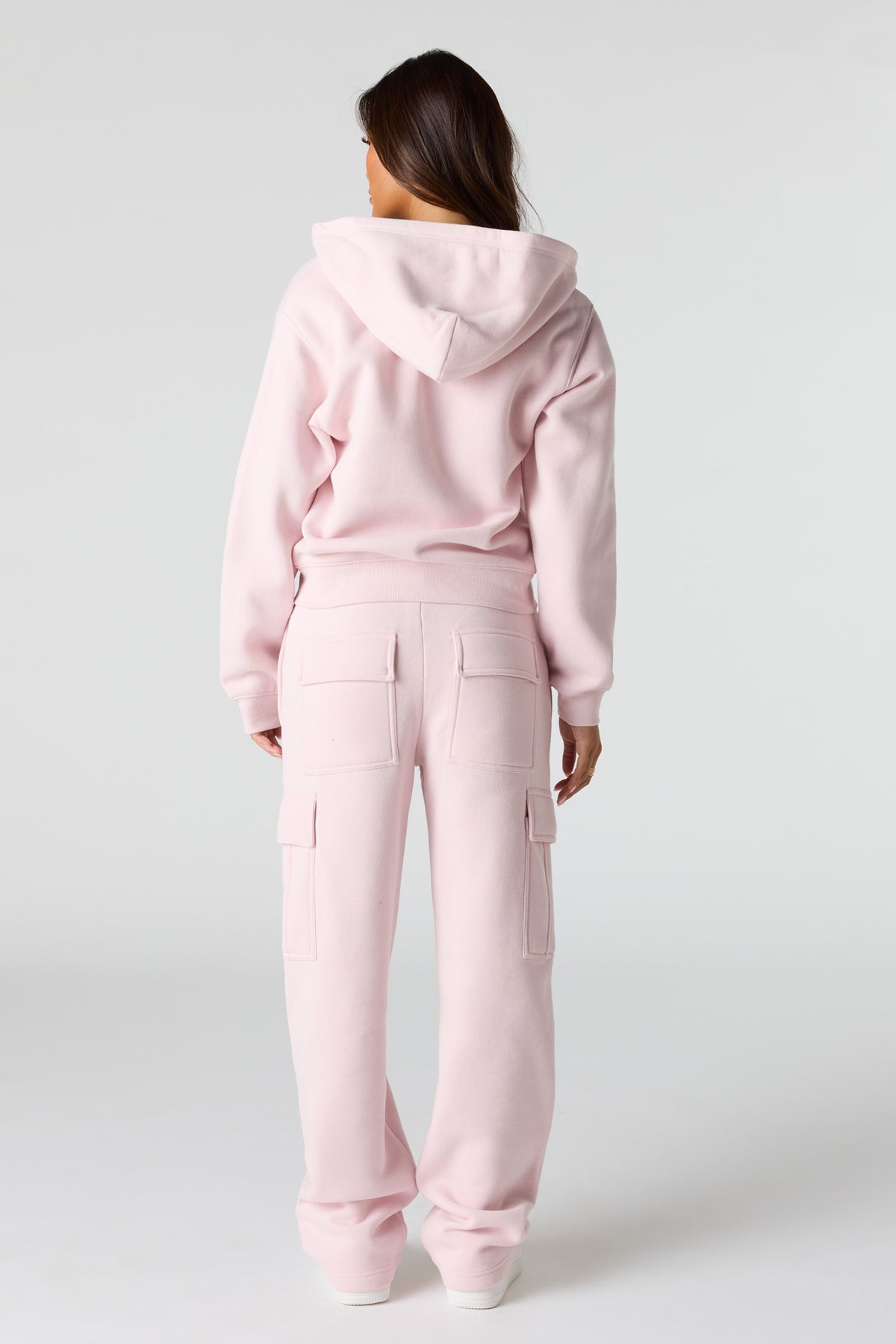 Alt View 3. Premium Fleece Grande Cargo Sweatpant - Pink
