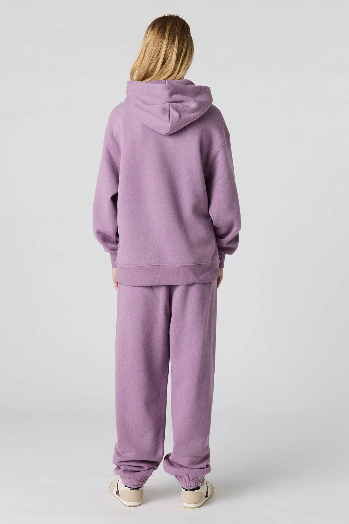 Alt View 3. Premium Fleece Grande Jogger - Purple