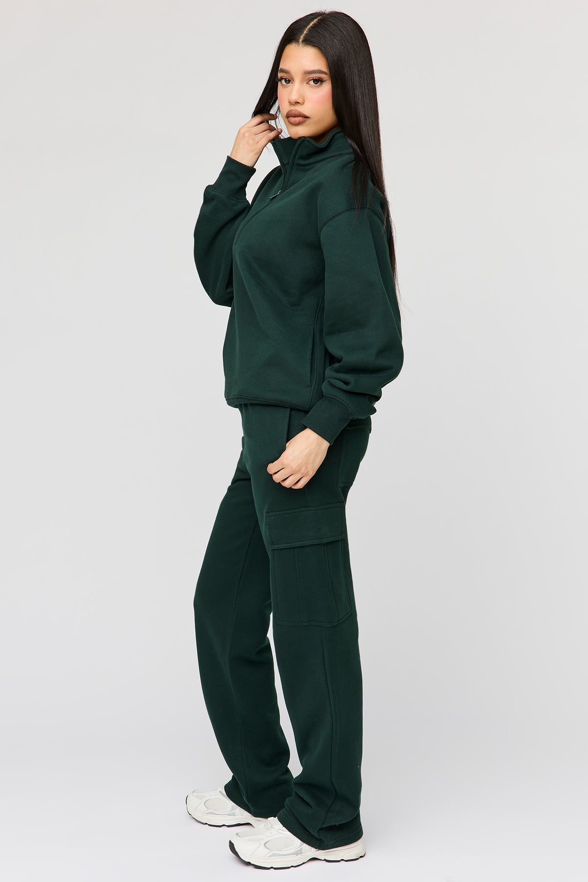 Premium Fleece Grande Cargo Sweatpant - Green