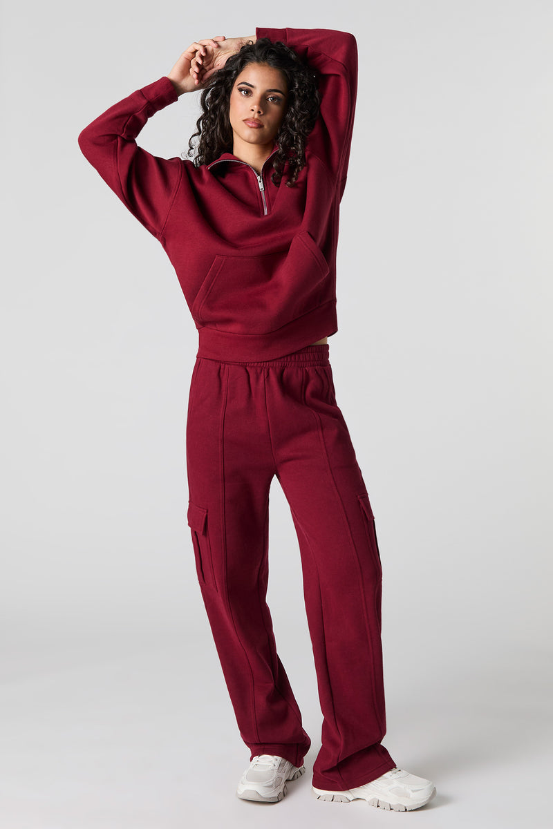 Pantalon cargo en molleton