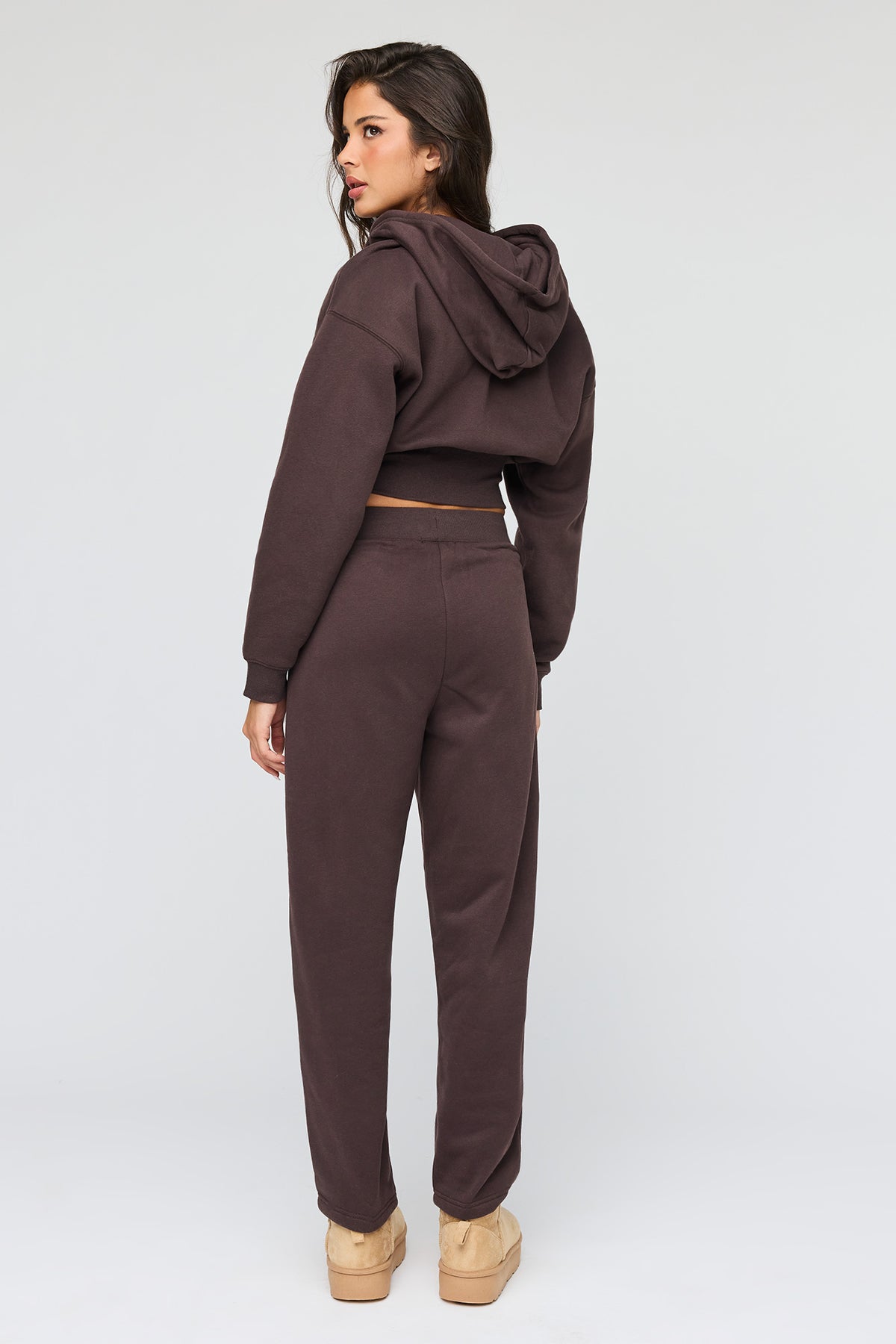 Alt View 3. Premium Fleece Grande Barrel Sweatpant - Brown