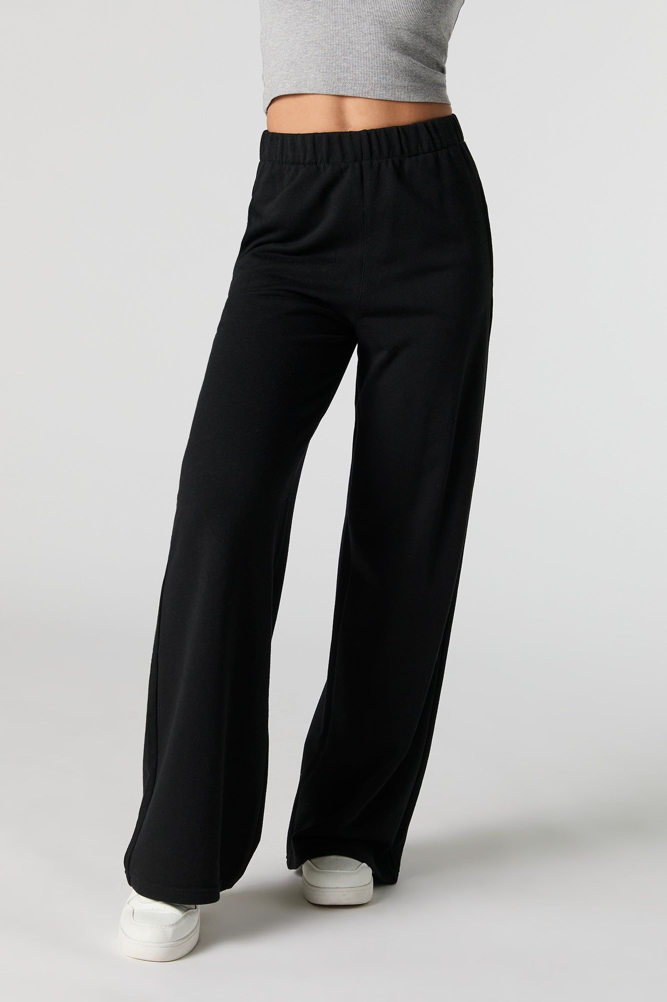 Fleece Wide Leg Sweatpant