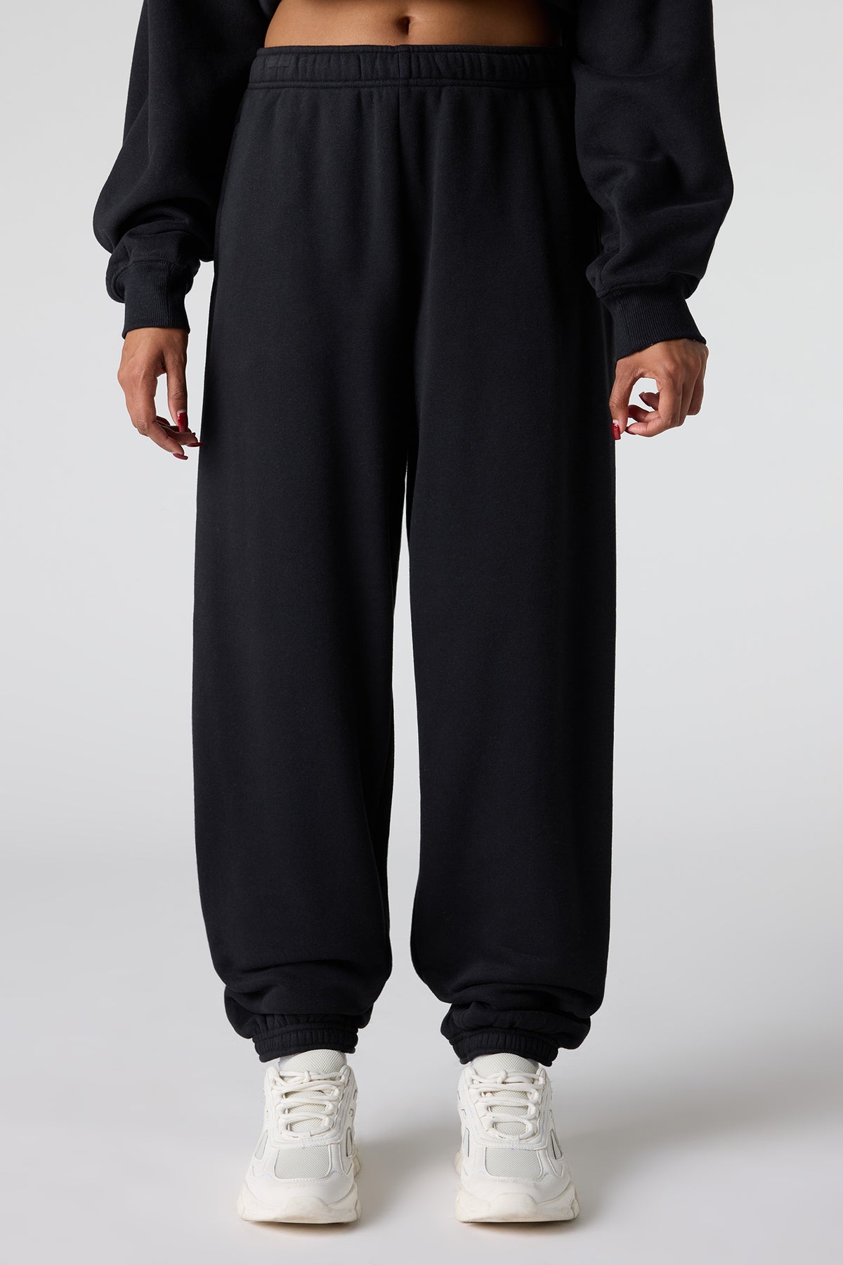 Alt View 2. Premium Fleece Grande Jogger - Black