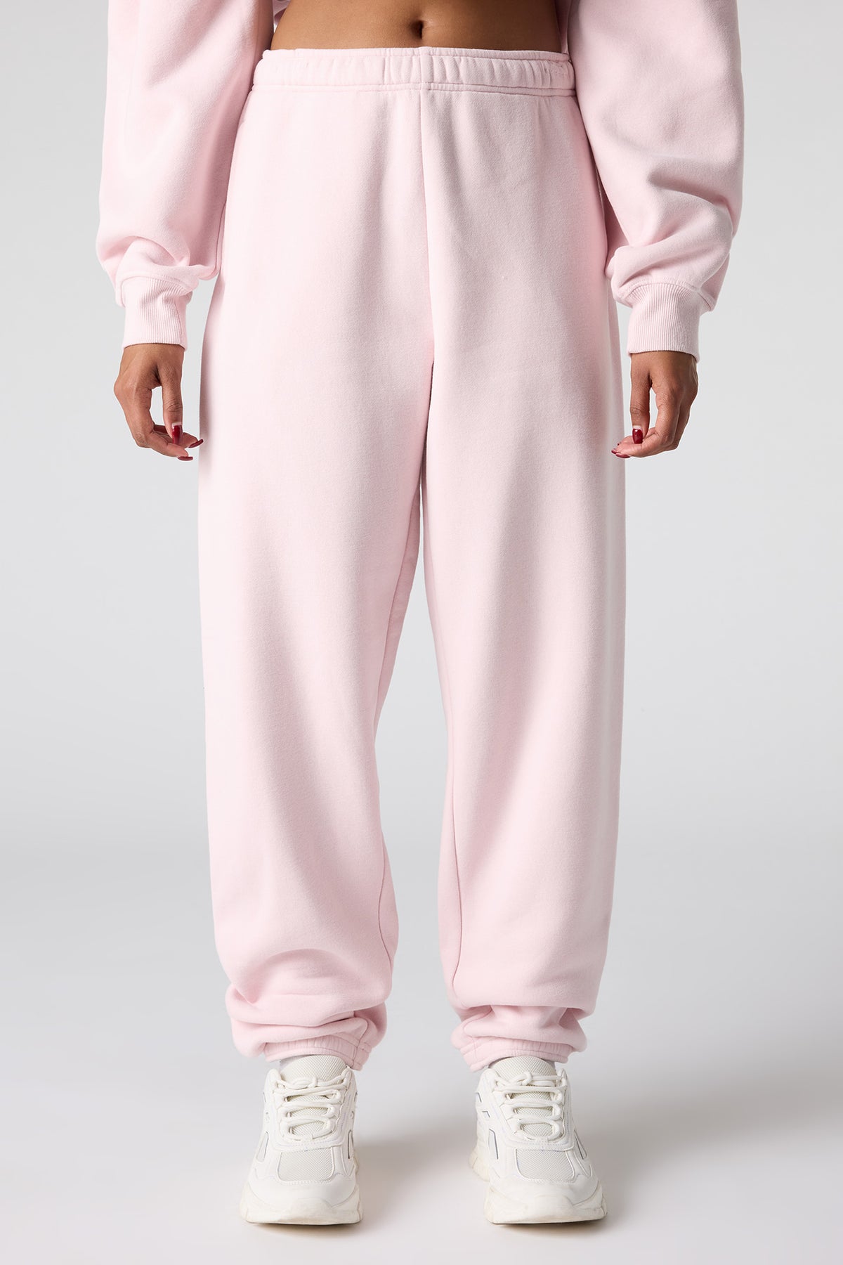 Alt View 2. Premium Fleece Grande Jogger - Pink