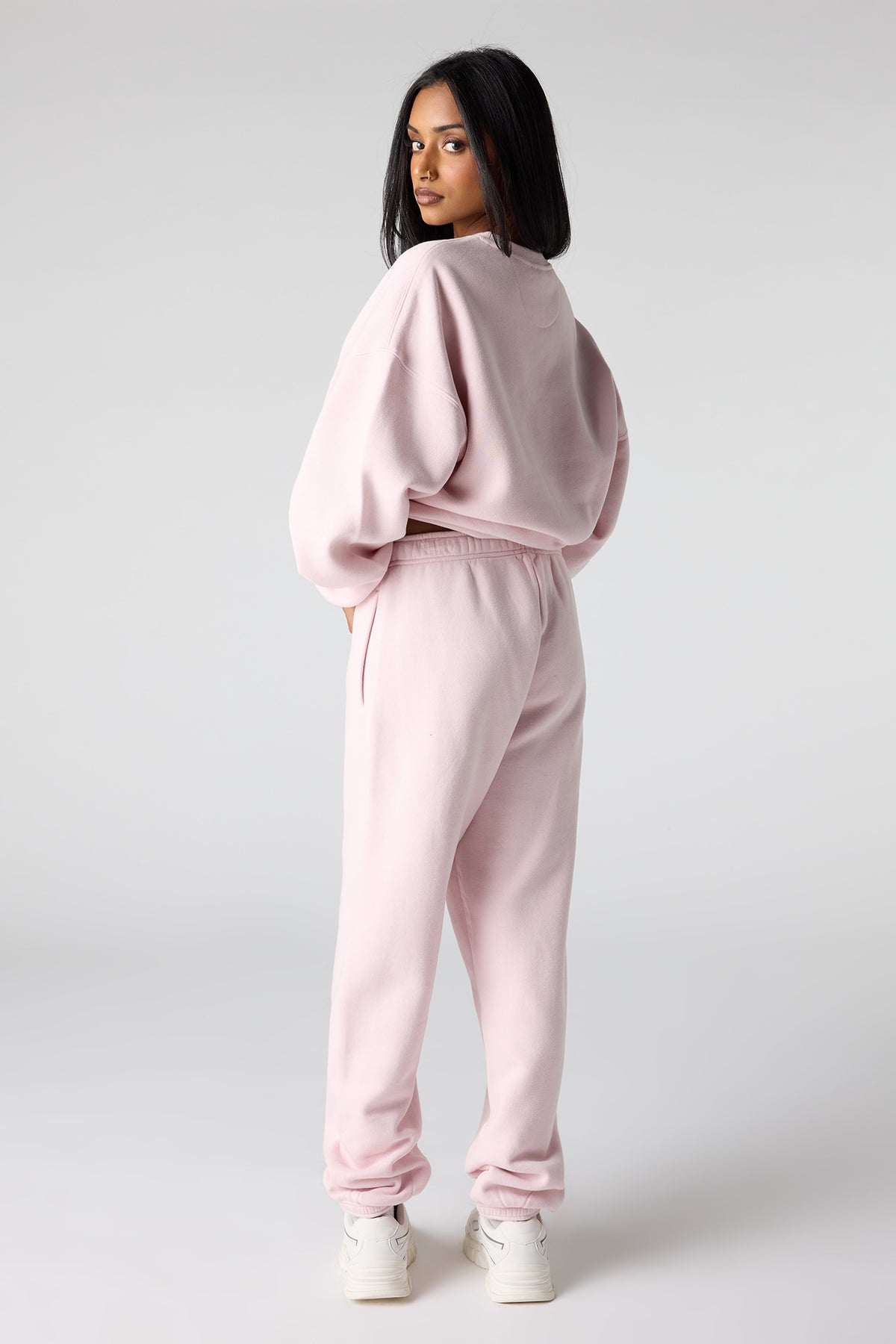 Alt View 3. Premium Fleece Grande Jogger - Pink