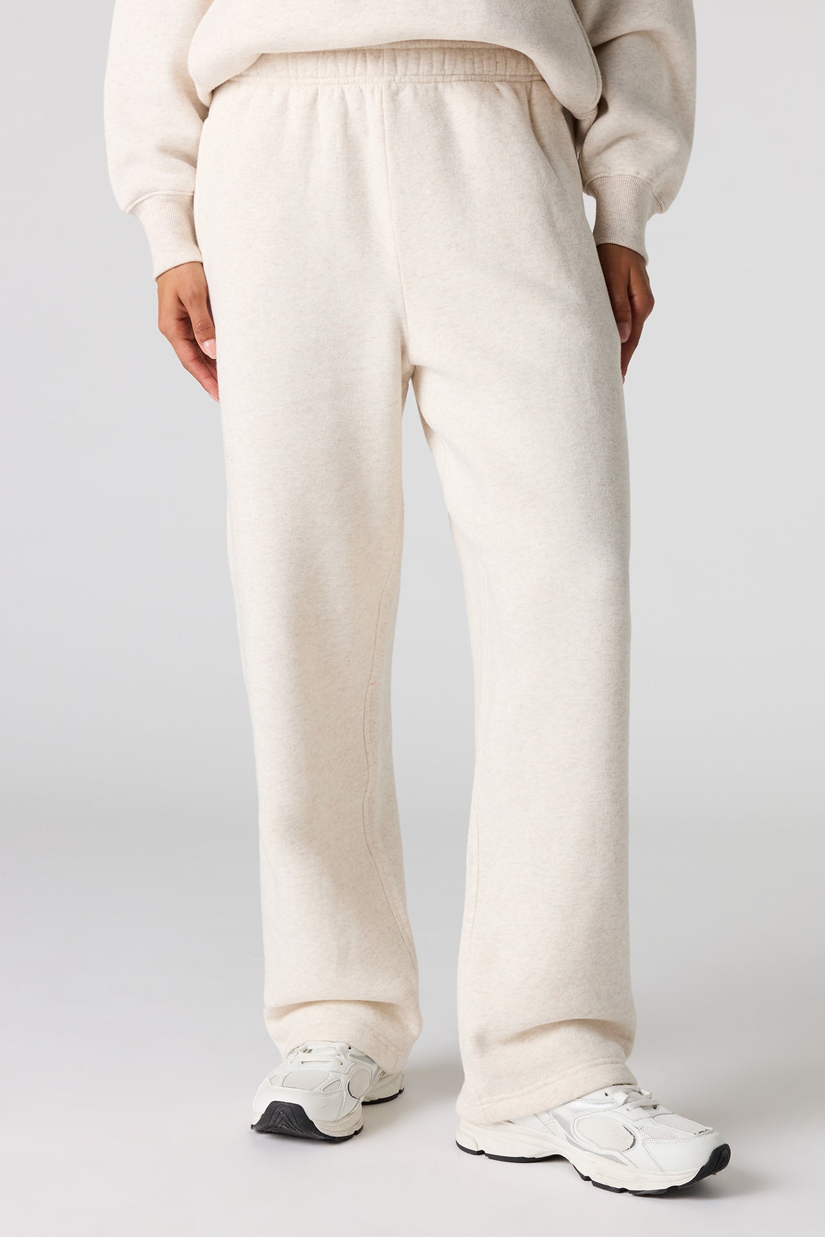 Vue alternative 2. Pantalon d'entraînement à jambe baril en molleton supérieur