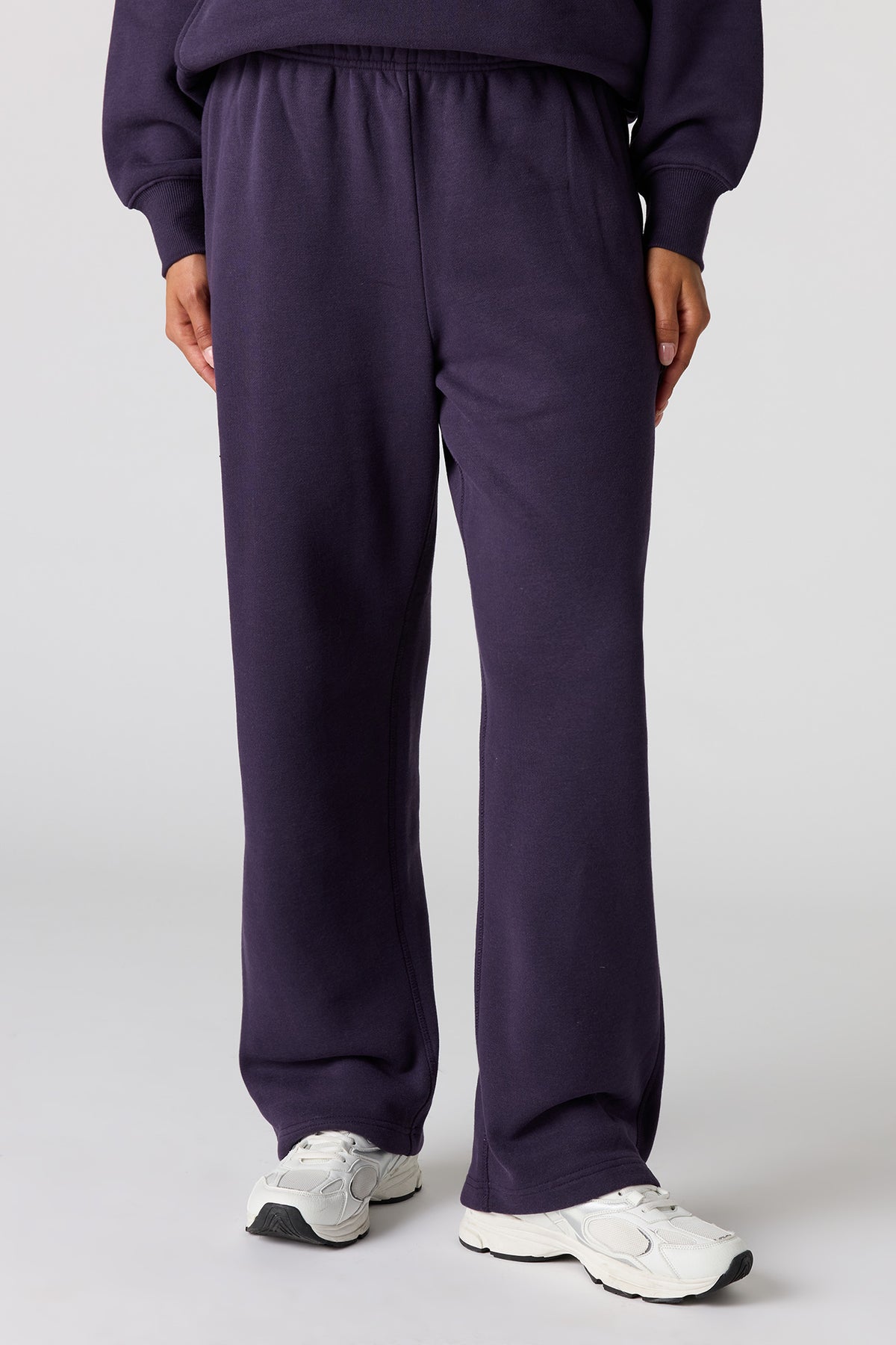 Vue alternative 2. Pantalon d'entraînement à jambe baril en molleton supérieur
