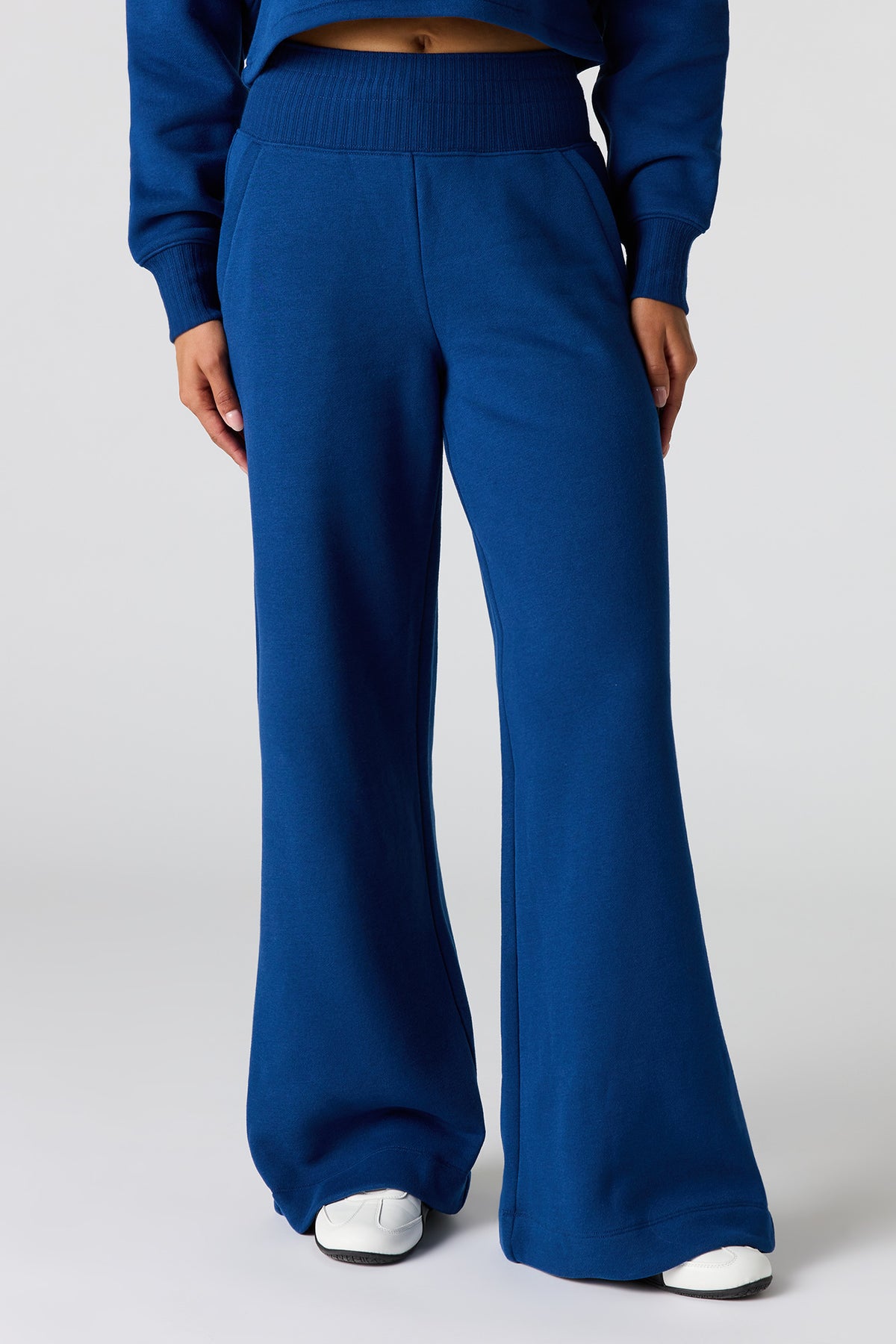 Vue alternative 2. Pantalon d'entraînement à jambe large en molleton supérieur