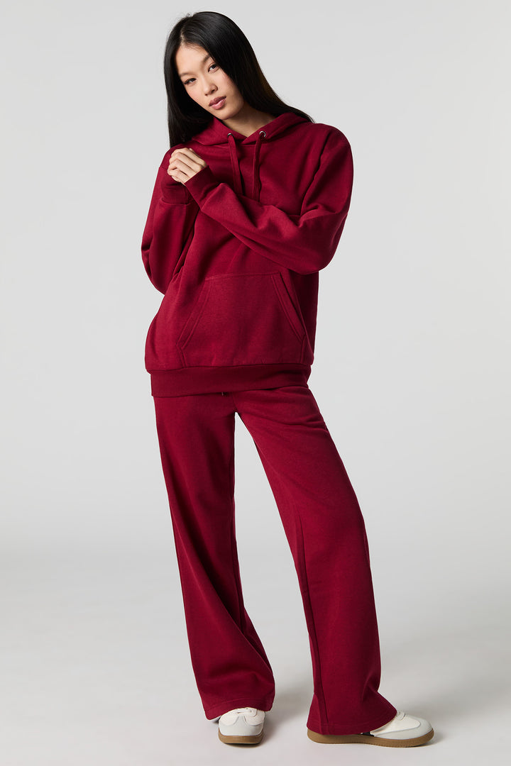 Pantalon en molleton à jambe droite