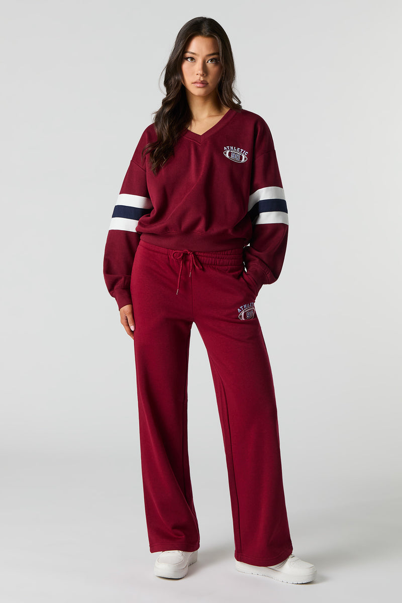 Pantalon d'entraînement en molleton à imprimé Athletic