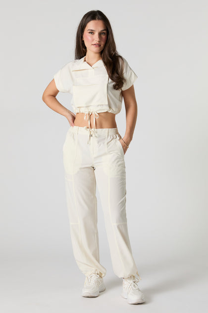 Flowy Self Tie Hem Jogger