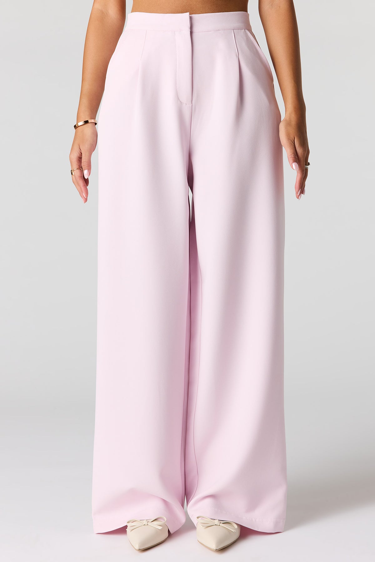 Alt View 2. Wide Leg Dress Pant - Lilac
