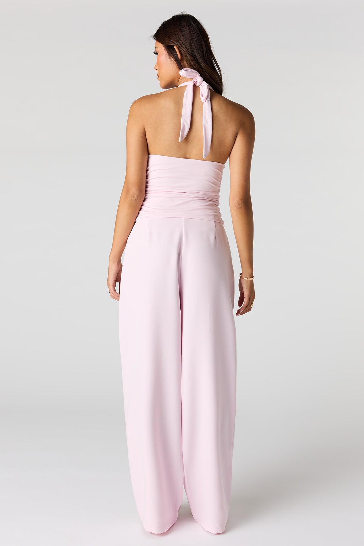 Alt View 3. Wide Leg Dress Pant - Lilac