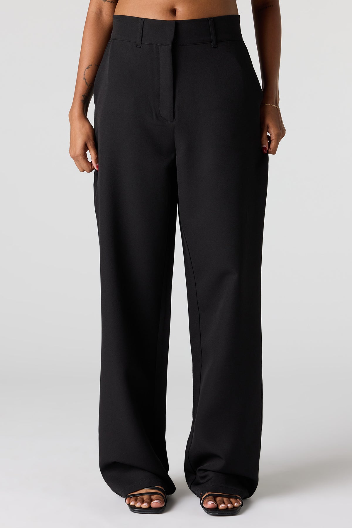 Alt View 2. Straight Leg Dress Pant - Black