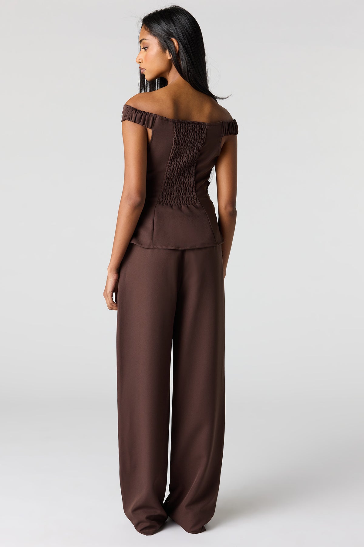 Alt View 3. Straight Leg Dress Pant - Brown